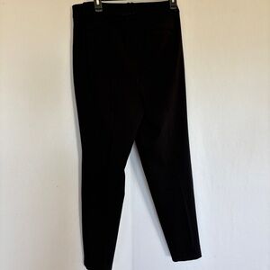 Lane Bryant 16 Black Rayon Blend Pockets 6” Ankle Hang Nicely Classic Chic